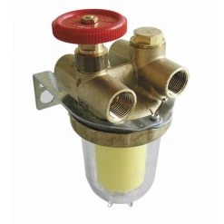 Filtre Fioul 2 Conduites Avec Robinet - OVENTROP : 2120261+2127500