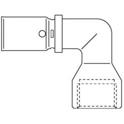OVENTROP Press-angle Transition Cofit PD Fileté Intérieurement 1532443 -OVENTROP Soldes 45065305 4