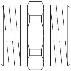 OVENTROP Laiton Mamelon Double, Nickel, G "x AG G 3/4" 3/4 AG 1028263 -OVENTROP Soldes 45078819 2
