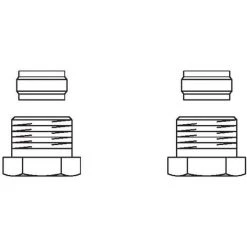OVENTROP Raccord à Compression (set) 1/2 « X 15 Mm De Tuyau De Raccordement 1016853 -OVENTROP Soldes 45082713 3