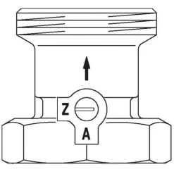 OVENTROP Clapet Anti-retour En Laiton SVE 1070008 -OVENTROP Soldes 45083689 3