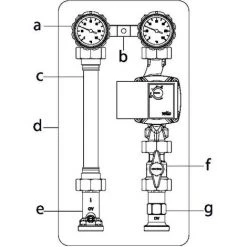 OVENTROP Branchement De La Chaudière Regumat S-180 DN 25, Avec PKH 1357070 9 OVENTROP Branchement De La Chaudière Regumat S-180 DN 25, Avec PKH 1357070 -OVENTROP Soldes 47298669 3