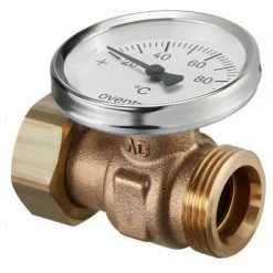 OVENTROP RACCORD LAITON DN20avec THERMOM., 1 ECROUx1 M