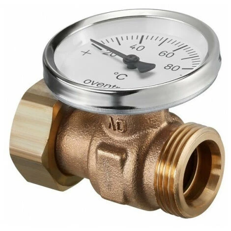 OVENTROP RACCORD LAITON DN20avec THERMOM., 1 ECROUx1 M 3 OVENTROP RACCORD LAITON DN20avec THERMOM., 1 ECROUx1 M