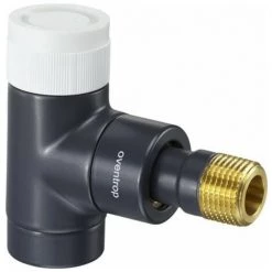 OVENTROP ROBINET EQUERRE SERIE E 1/2NOIR 30x1,5