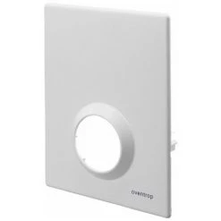 Plaque De Recouvrement Pour Unibox RTL, T, Vario Et Plus Profondeur D'installation 57 Mm, Blanc OVENTROP