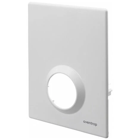 Plaque De Recouvrement Pour Unibox RTL, T, Vario Et Plus Profondeur D'installation 57 Mm, Blanc OVENTROP 3 Plaque De Recouvrement Pour Unibox RTL, T, Vario Et Plus Profondeur D'installation 57 Mm, Blanc OVENTROP