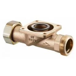 OVENTROP RACCORD MONOTUBE BRONZE A JOINT PLAT 1 1/4 M X 1 1/4 M