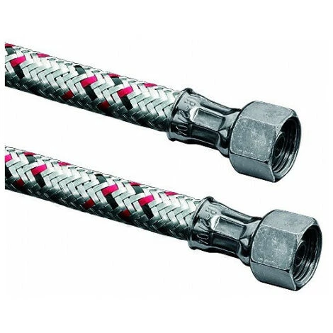 OVENTROP FLEXIBLE CAOUTCHOUC, 3/8 ECROU,500mm,BAO,GAINE ACIER ZINGUE 3 OVENTROP FLEXIBLE CAOUTCHOUC, 3/8 ECROU,500mm,BAO,GAINE ACIER ZINGUE