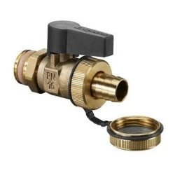 OVENTROP RobinetDE VID. ET DE REMPL. OPTIFLEX DN15, RACC.+BOUCH.LAITON