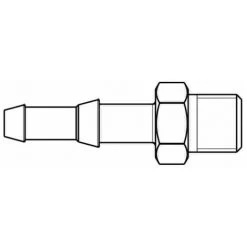 OVENTROP PORTE-CAOUTCHOUC 1/8 M POUR TUBE DE 4 ET 6 Mm