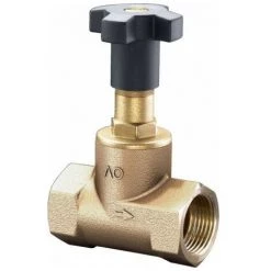 OVENTROP ROBINET DROIT BRONZE 1 1/2, CHAUFFAGE/SANITAIRE