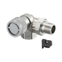 Vanne Thermostatique Série AQ M 30 X 1,5, Angle Coudé DN 15, OVENTROP à Gauche