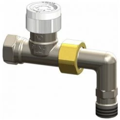 OVENTROP CORPS DE ROBINET DROITavec COUDE SERIE AV9 DN15