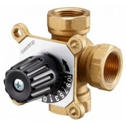 OVENTROP VANNE MELANGEUSE A TROIS VOIES Rp 3/4 F, Kv 6, REGL. MANUEL