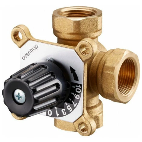 OVENTROP VANNE MELANGEUSE A TROIS VOIES Rp 1 F, Kv 12, REGL. MANUEL 3 OVENTROP VANNE MELANGEUSE A TROIS VOIES Rp 1 F, Kv 12, REGL. MANUEL