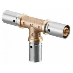 Press-T-piece Cofit PD-HT Laiton Rouge 32 X 32 X 32 Mm OVENTROP