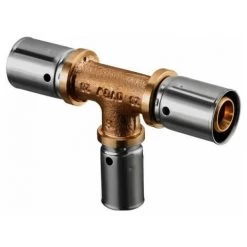 Press-T-piece Cofit PD-HT Bronze, Sortie Centrale Réduite 25 X 20 X 25 Mm OVENTROP