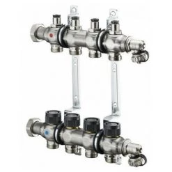 Distributeur Inox Multidis SFB 1 Pouce Avec Bypass Préréglable 8 Cercles OVENTROP