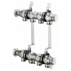 Distributeur Inox Multidis SH Pour Raccordement Radiateur, G 3/4Z AG 2 Cercles OVENTROP