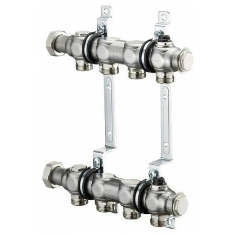 Distributeur Inox Multidis SH Pour Raccordement Radiateur, G 3/4Z AG 2 Cercles OVENTROP 3 Distributeur Inox Multidis SH Pour Raccordement Radiateur, G 3/4Z AG 2 Cercles OVENTROP