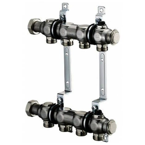 Distributeur Inox Multidis SH Pour Raccordement Radiateur, G 3/4Z AG 9 Cercles OVENTROP 3 Distributeur Inox Multidis SH Pour Raccordement Radiateur, G 3/4Z AG 9 Cercles OVENTROP