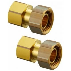 OVENTROP JEU DE 2 DOUILLES FILETEES FEMELLE DN20