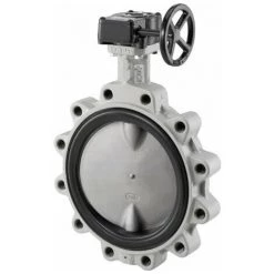 OVENTROP VANNE PAPILLON A REDUCTEUR VOLANT DN600