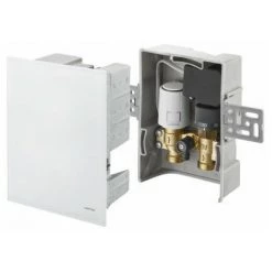 OVENTROP UNIBOX TQ-RTL R-TRONIC, AKTOR T 2P ET R-CON FBH, VERRE BLANC