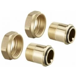 OVENTROP JEU DE 2 DOUILLES FILETEES MALES DN32