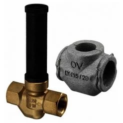 OVENTROP ROBINET UP-F, DN20 3/4 F, POSE ENCASTREE, A COMMANDE