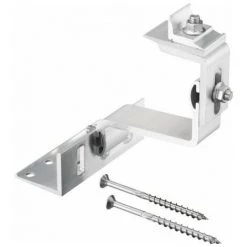 OVENTROP JEU DE CROCHETS INOX REGLABLES POUR OKF - COUVERTURE TUILES (par 2)