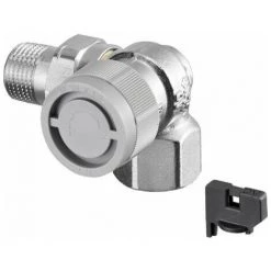 Vanne Thermostatique Série AQ M 30 X 1,5, Angle Coudé DN 10, Droite OVENTROP