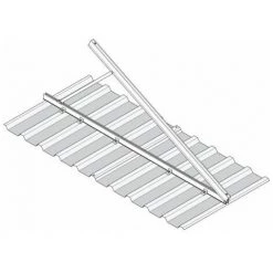 OVENTROP JEU DE FIXATION FORMAT HORIZONTAL POUR BAC A GRAVIER