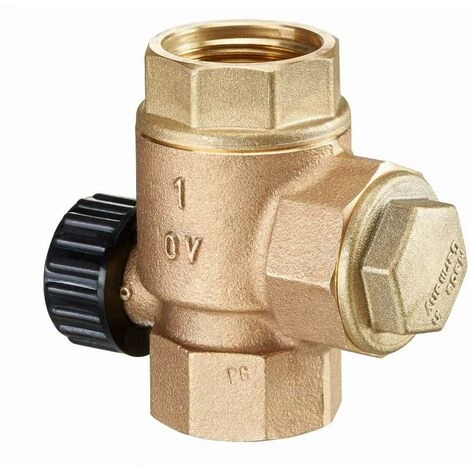 Clapet Anti-thermo Siphon OVENTROP Type SVU, Modèle Universel DN 25, 3 X G 1 F, PN 10, Bronze - 1071008 3 Clapet Anti-thermo Siphon OVENTROP Type SVU, Modèle Universel DN 25, 3 X G 1 F, PN 10, Bronze - 1071008