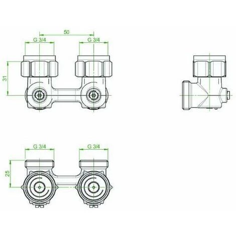 Raccord D'arrêt équerre OVENTROP ZB Multiflex F - G ¾ écrou X G ¾ M - Laiton Nickelé, à Joint Souple - 1015814 5 Raccord D'arrêt équerre OVENTROP ZB Multiflex F - G ¾ écrou X G ¾ M - Laiton Nickelé, à Joint Souple - 1015814 – Image 3
