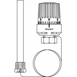Oventrop Régulateur De Température Avec Sonde D'immersion M30x15 Capillaire 2 M 20 50°c -OVENTROP Soldes 65915298 2
