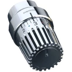 Oventrop Tête Thermostatique Uni Lh M30x1.5 Avec Réglage Du Zéro Chrome - Chrome